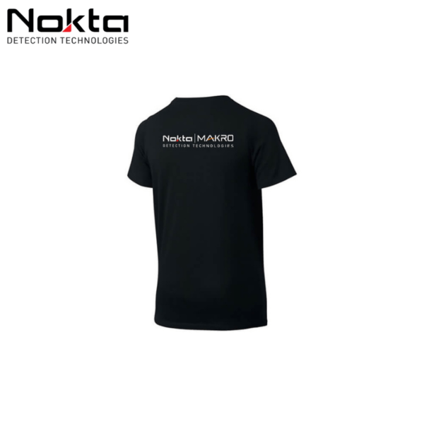 logo nokta camiseta negra