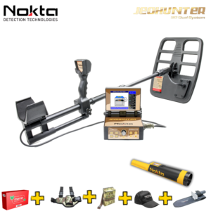 Detector de metales Nokta Jeohunter 3D Dual System + Accupoint + Accesorios!