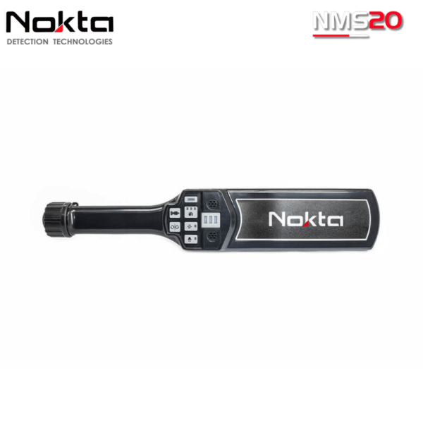nokta detector de metales nms20 impermeable detección de metales ferrosos y no ferrosos seguridad