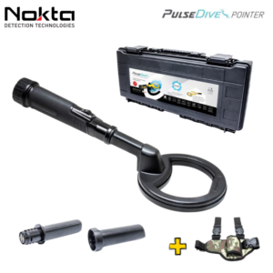 Detector de metales Nokta Pulse Dive 2en1 Scuba – Negro + Funda