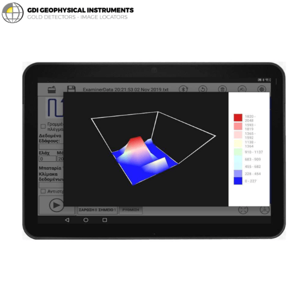 gdi geophysical instruments pantalla accesorios herramientas